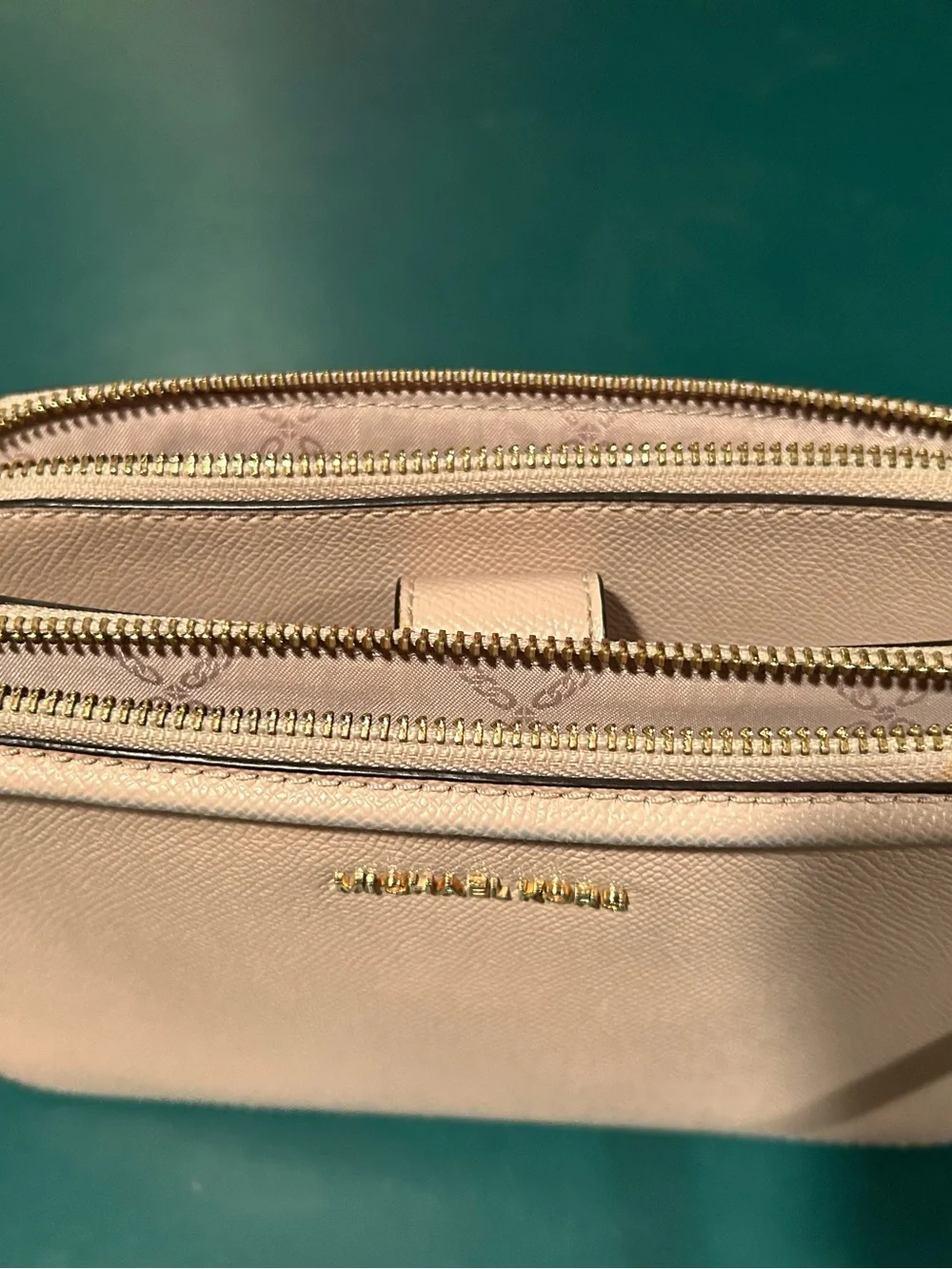 Michael Kors Pale Pink Leather Crossbody Bag